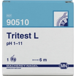 TTRITEST® Cartina indicatrice a tripla zona ph  1,0 - 11,0 in rotolo mm 14 x 6 mt con due zone idrofobiche - MN 90510